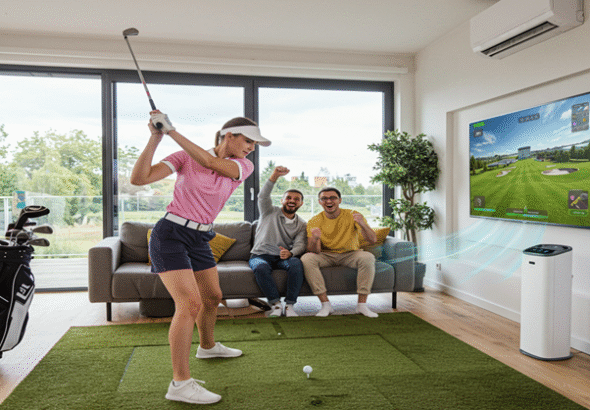 Indoor Golf with Friends The Perfect Social Activity